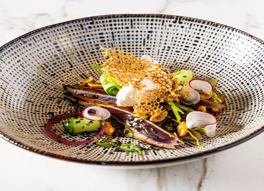 Tataki de thon sauce teriyaki