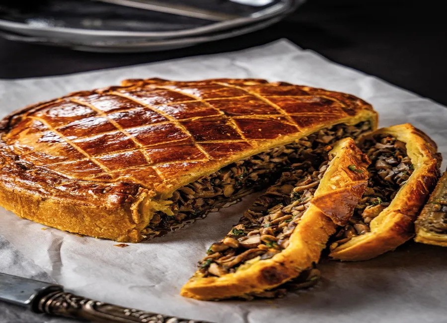 Tourte aux champignons