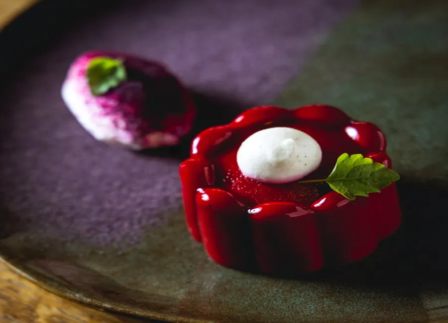 Charlotte citron & framboises