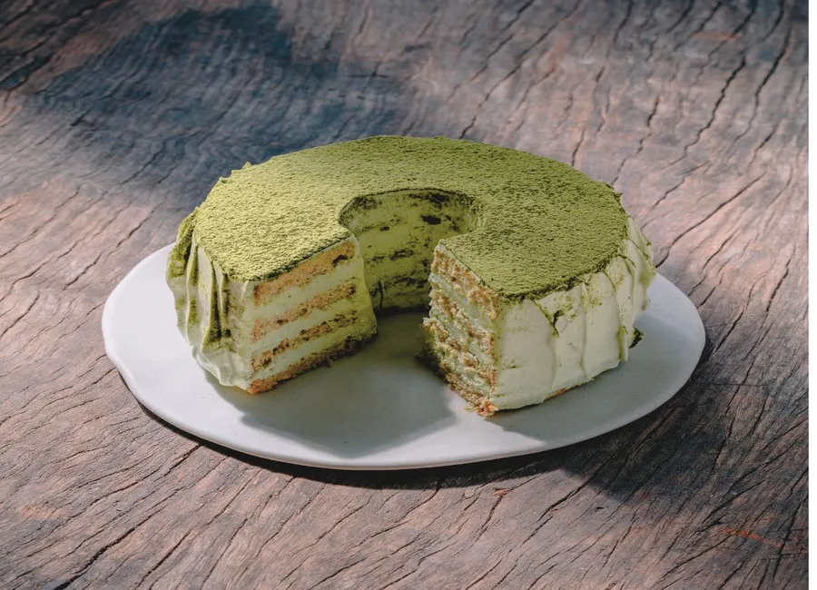 Chiffon cake au matcha
