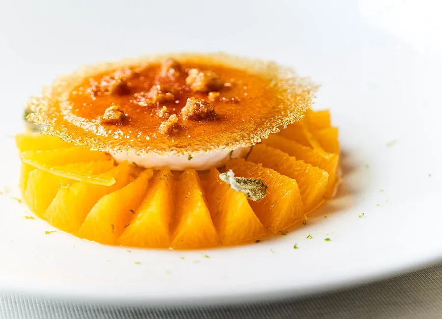 Dessert « cuisiné » à l’orange, retour de kalamata