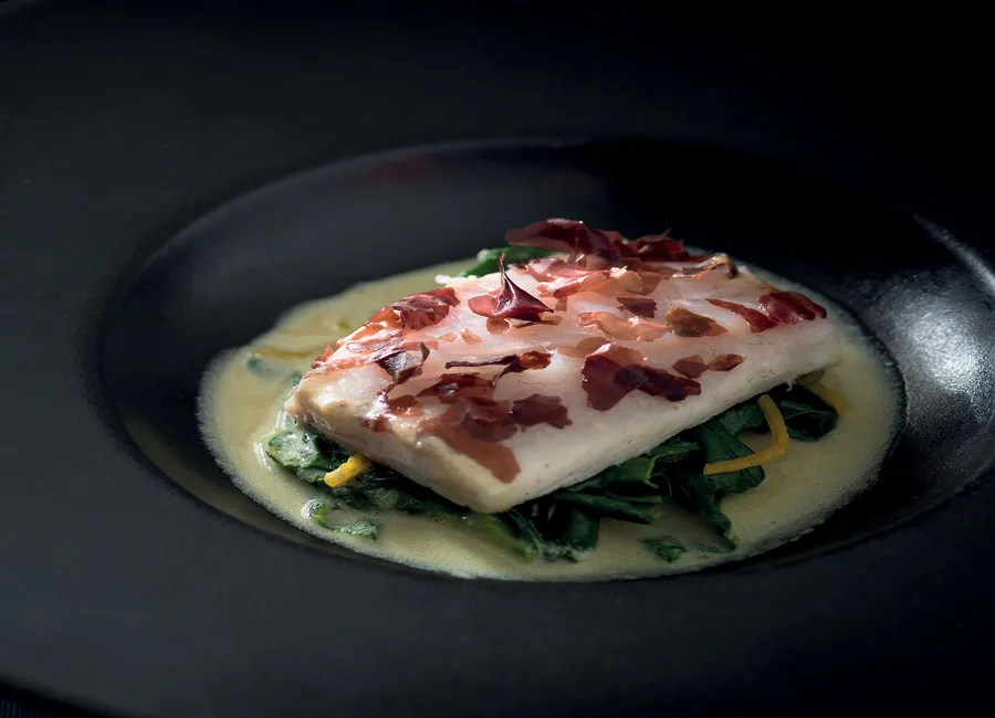 Dorade royale aux algues dulse rouge