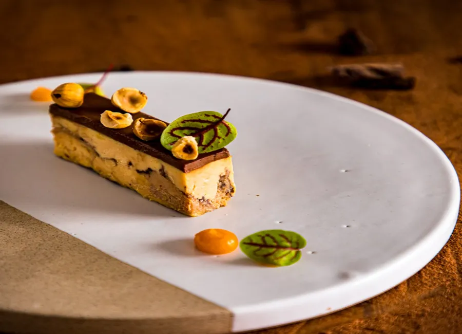 Foie gras cacao noisette