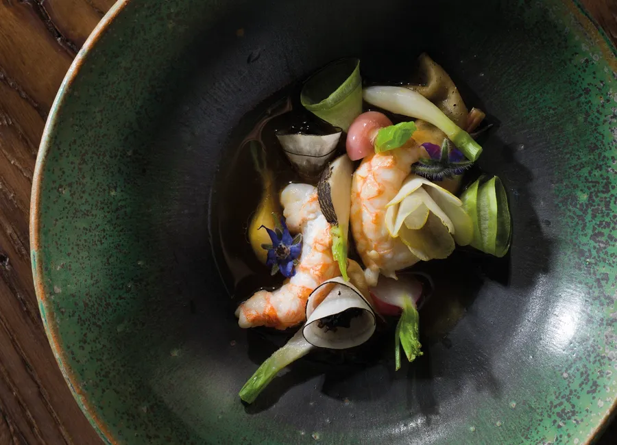 Langoustine rafraichie aux agrumes