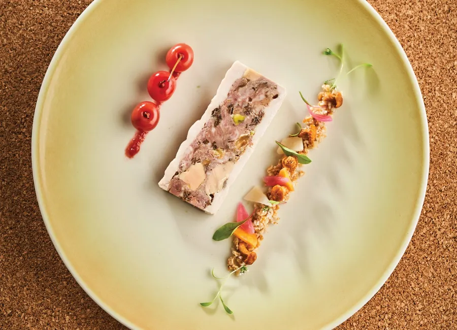 Nougat de volaille aux champignons sauvages