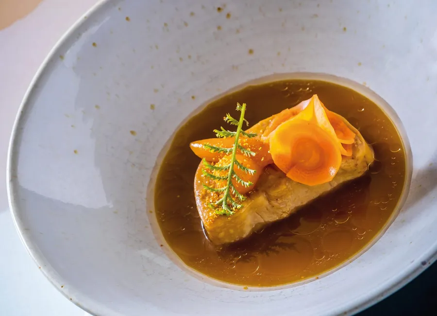 Pot au pho de foie gras