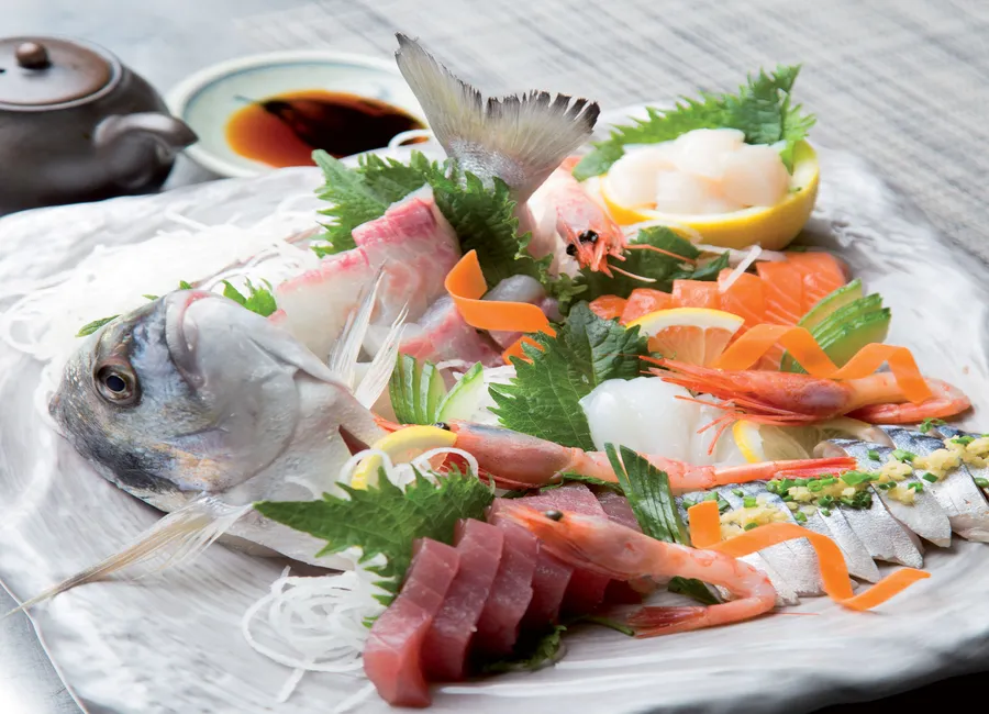 Plateau de sashimi & dorade entière