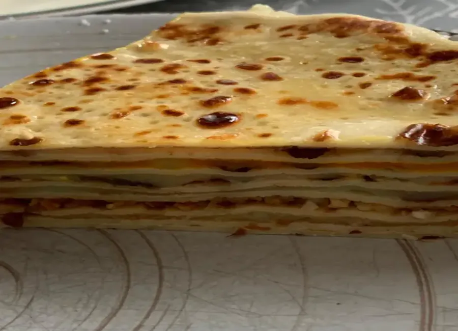 Gâteau de crêpes au citron