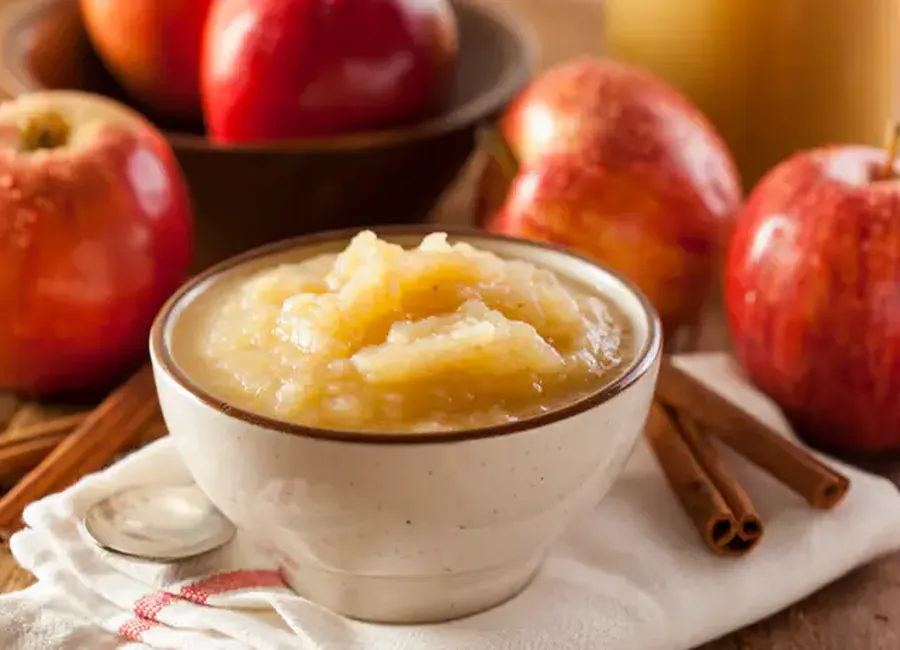 Compote de pommes toute simple au cookeo