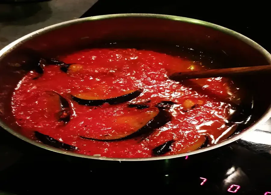 Sauce tomate aubergine