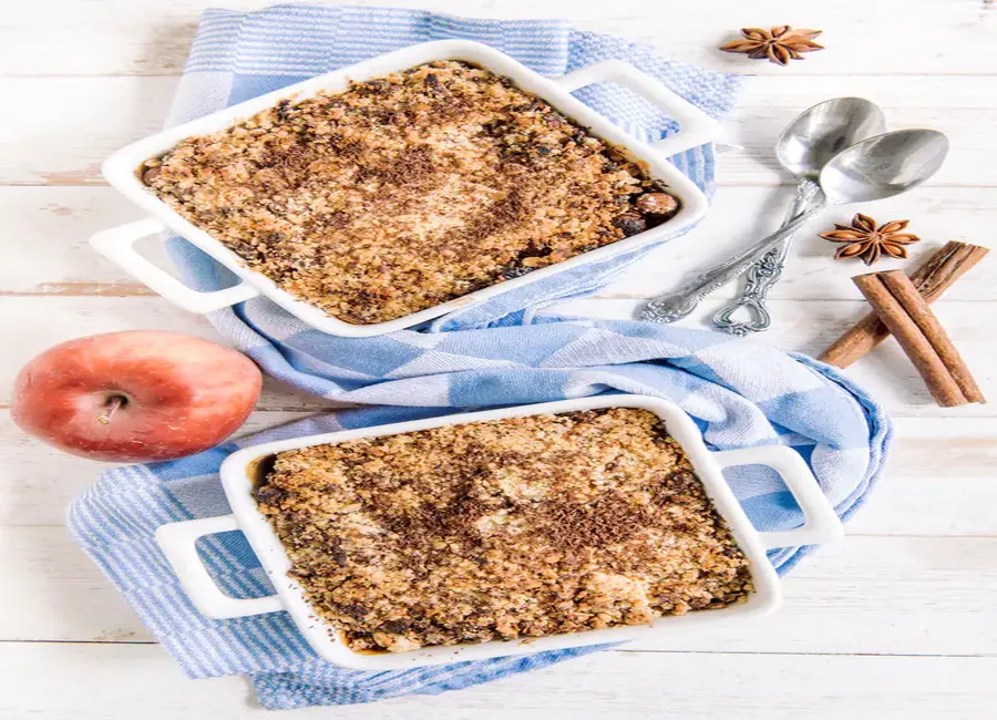 Crumble aux pommes au thermomix