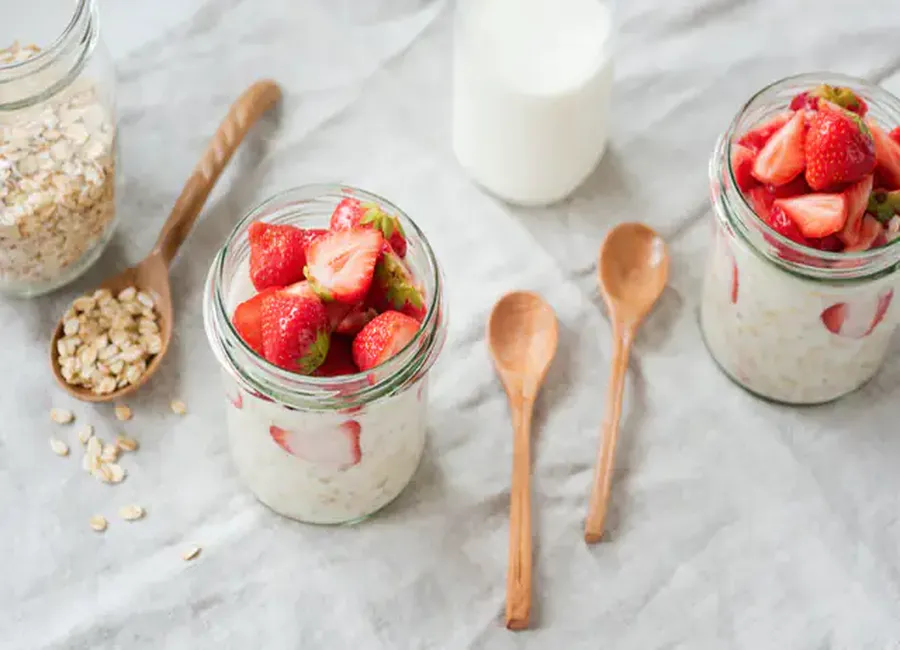 Porridge aux fraises au thermomix