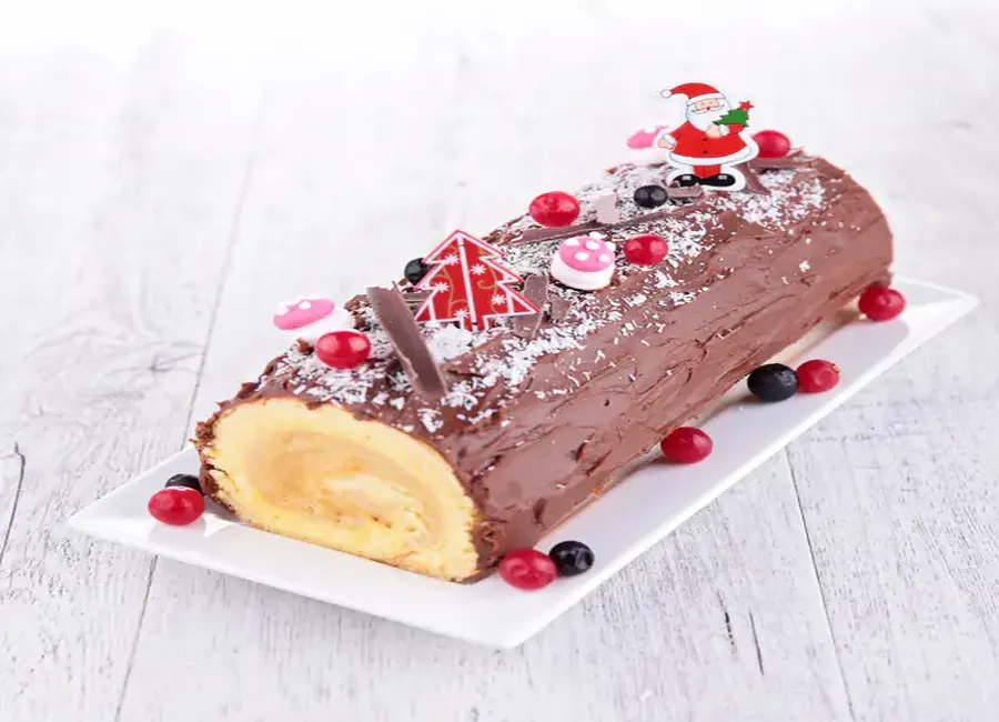 Bûche de noël tiramisu
