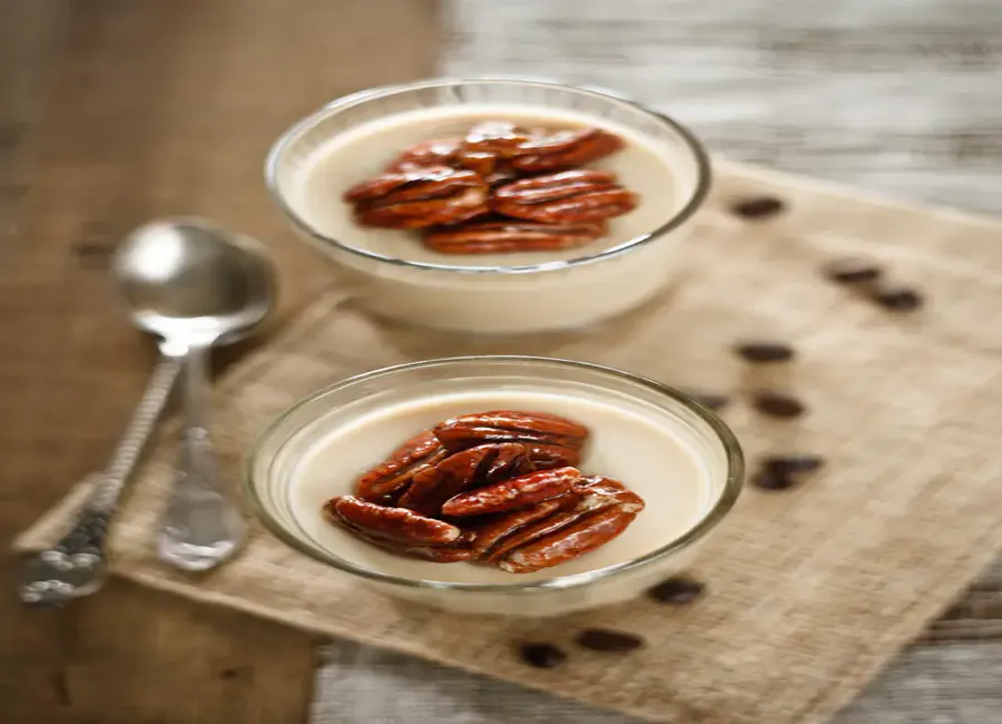 Panna cotta au café