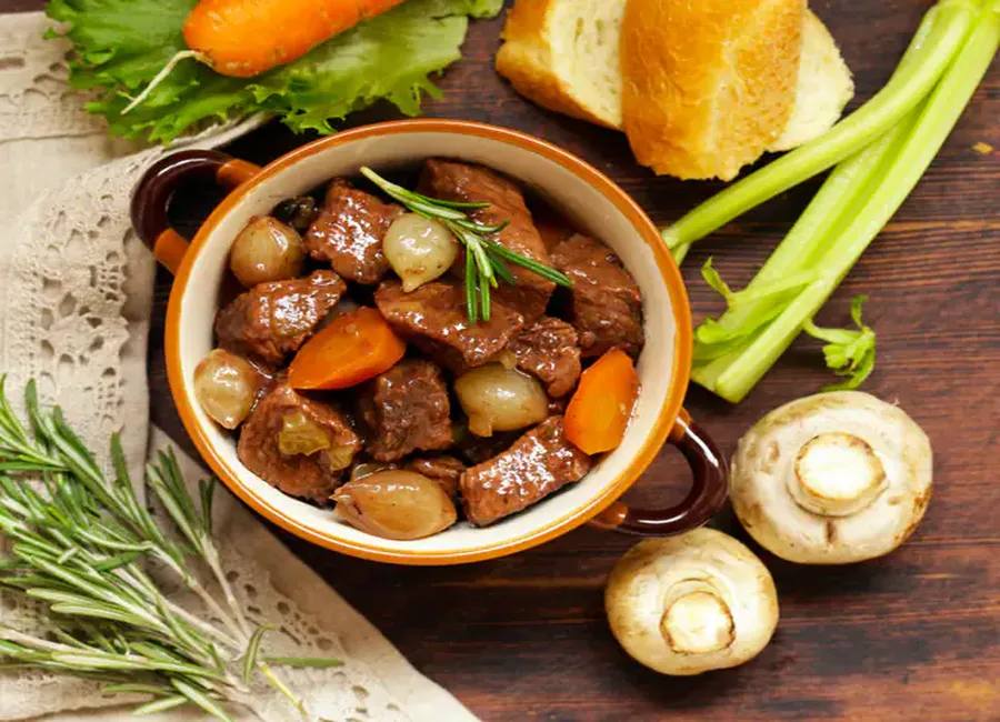 Boeuf bourguignon au thermomix
