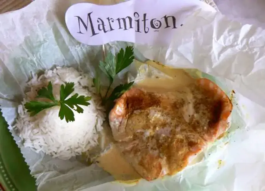 Papillotes de poisson aux épices façon denis