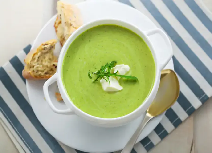 Soupe de courgettes à la vache qui rit® au cookeo