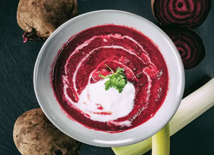Velouté froid de betteraves au cookeo