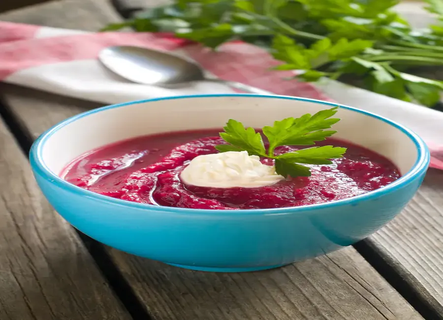 Velouté froid de betteraves au thermomix