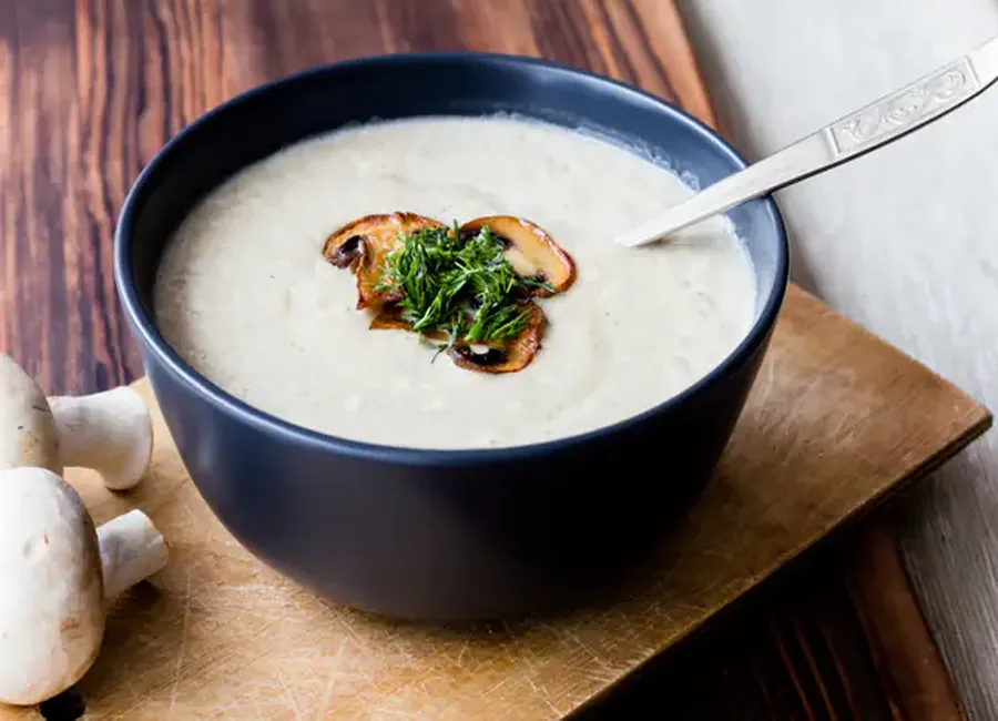 Velouté de champignons au companion