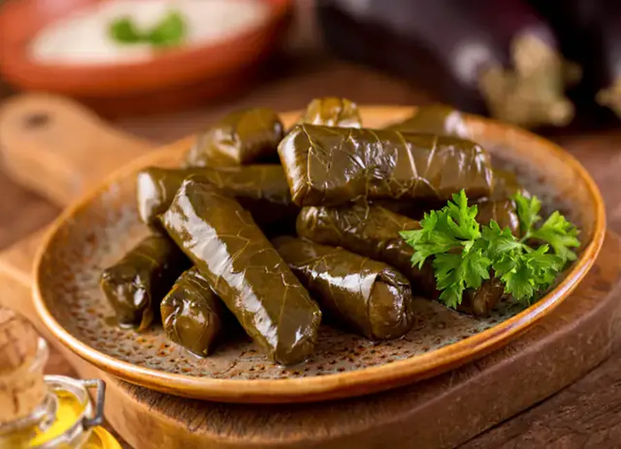 Dolmas (feuille de vigne) au thermomix