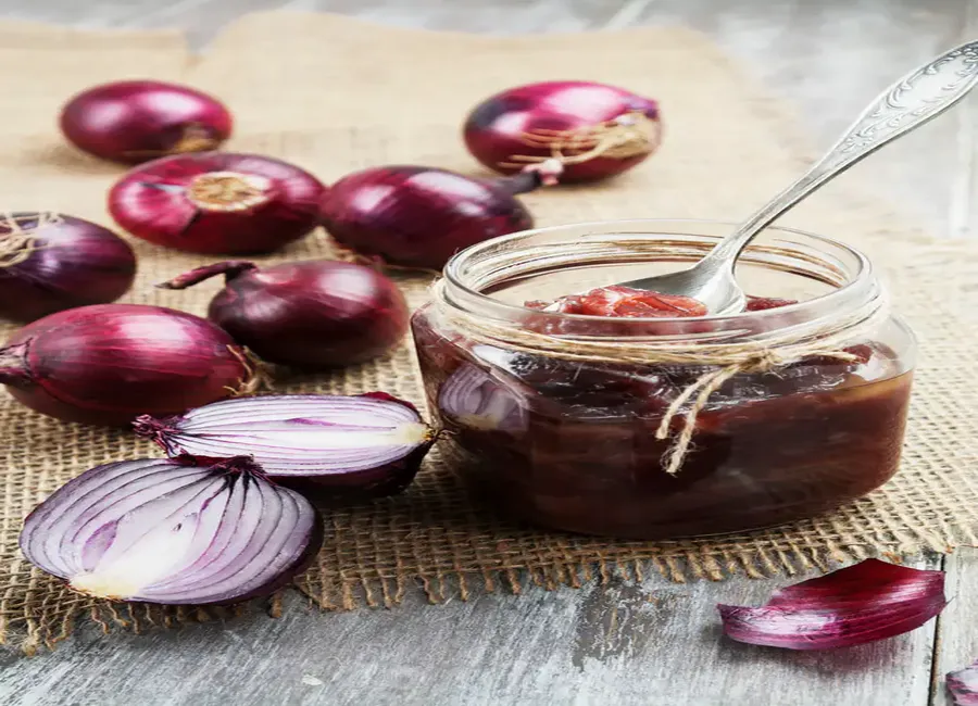 Confiture d'oignons au cooking chef