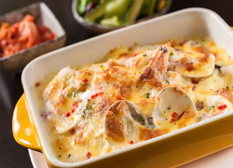 Gratin de fruits de mer