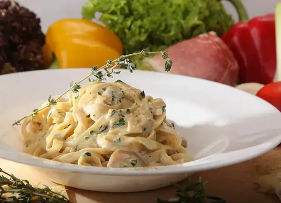 Tagliatelles au foie gras