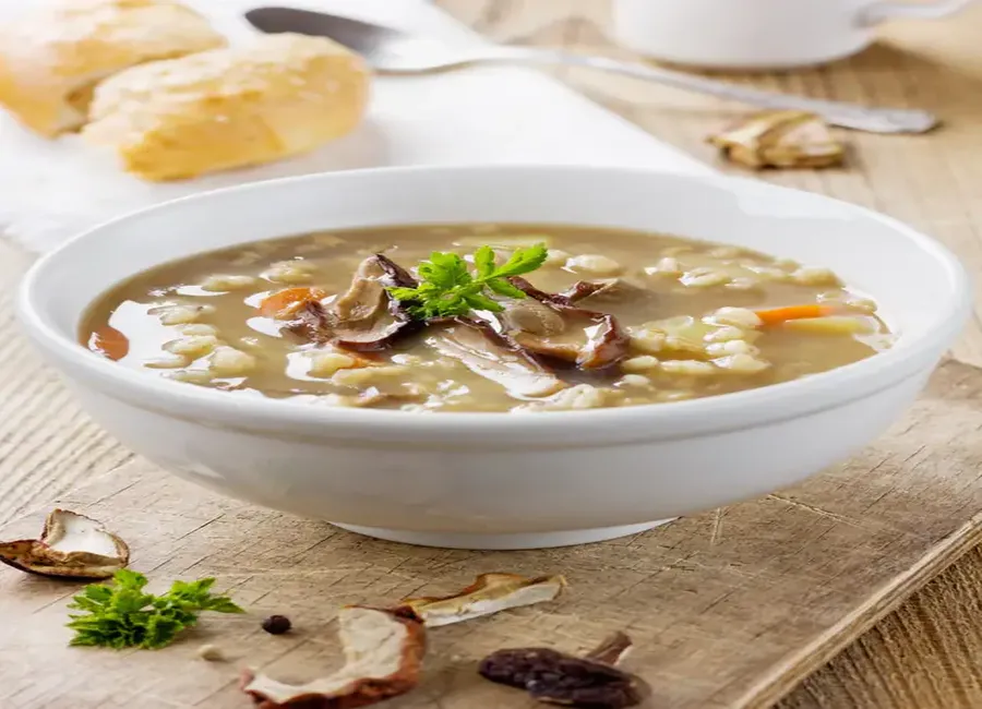Potage à l'orge et à la viande des grisons au thermomix