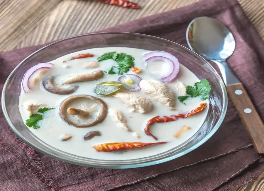 Soupe tom kha kai thaïlandaise au thermomix