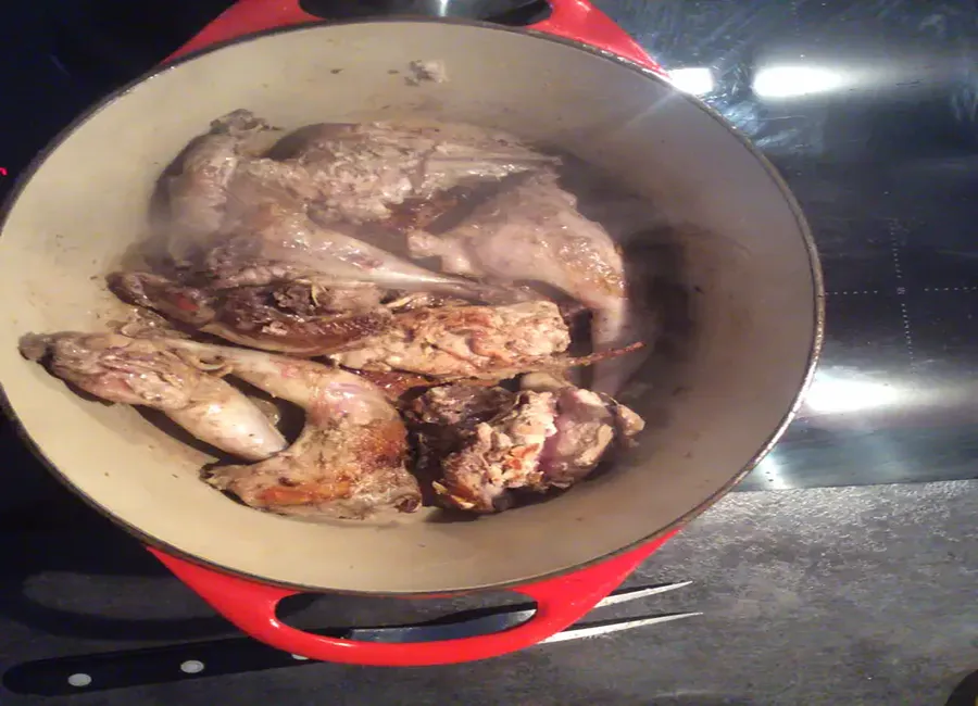 Cocotte de faisan au chou