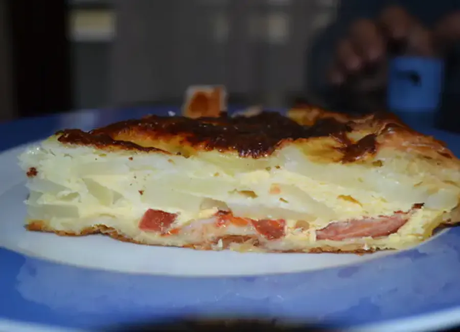 Quiche aux tomates et pommes de terre