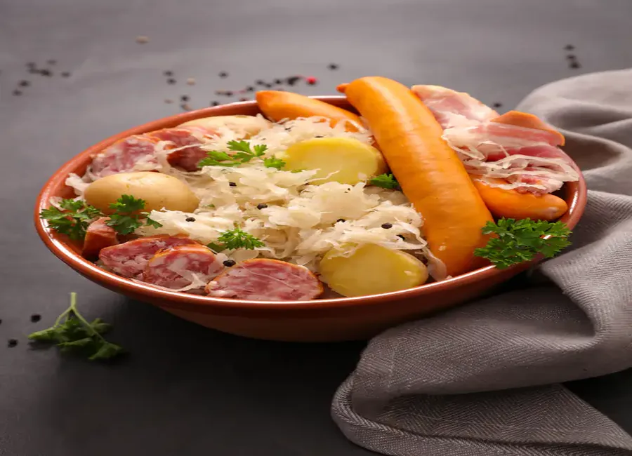 Choucroute à l'alsacienne au cooking chef