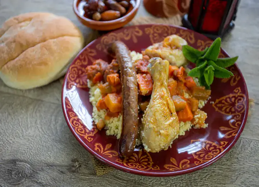 Couscous poulet et merguez facile au cooking chef
