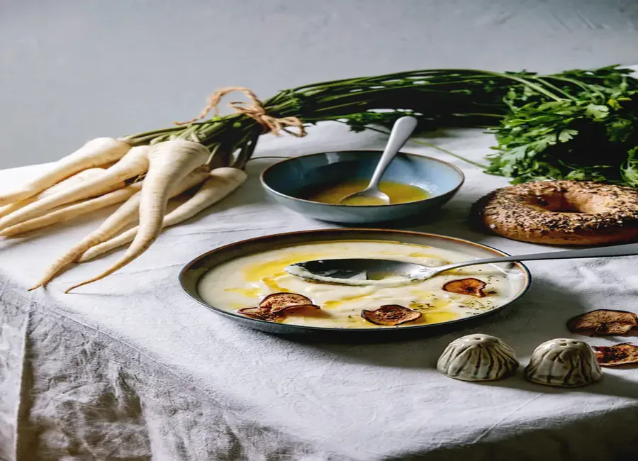 Soupe aux panais et topinambours