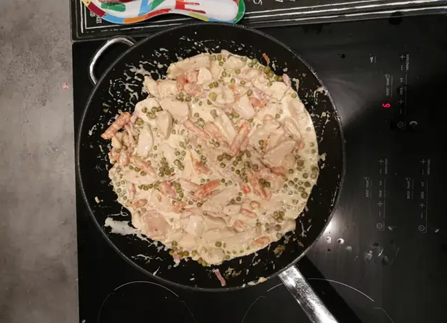 Poulet aux petits pois-carottes