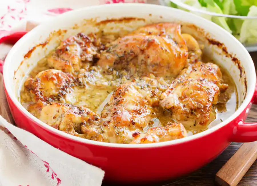 Lapin à la moutarde maison au monsieur cuisine