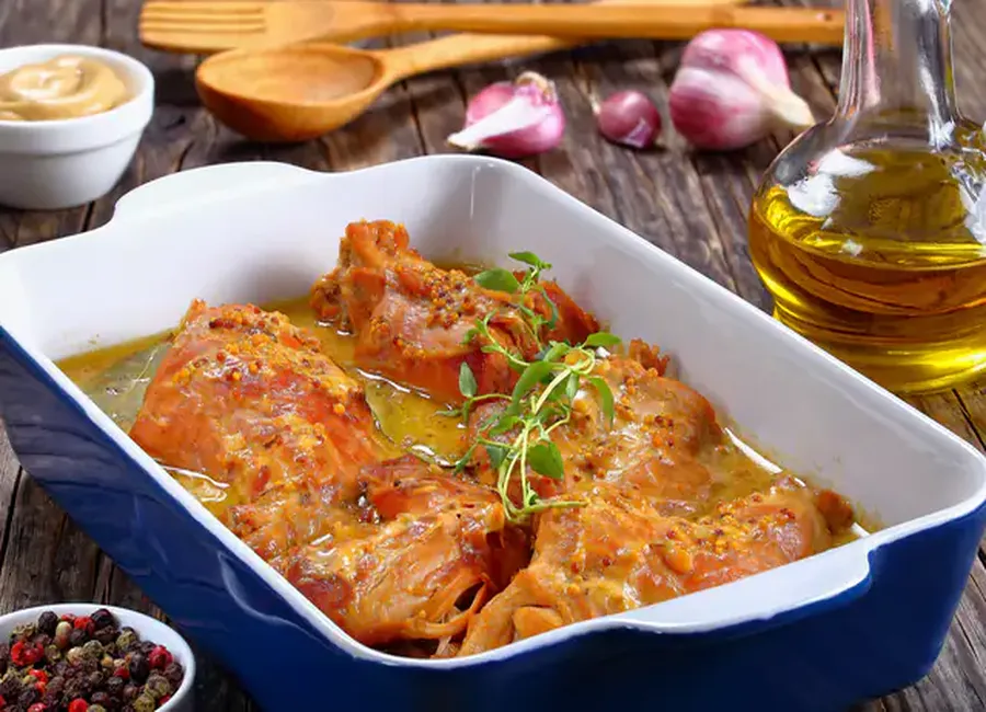 Lapin à la moutarde maison au thermomix