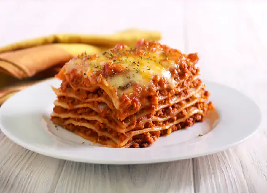 Lasagne à la bolognaise au cooking chef