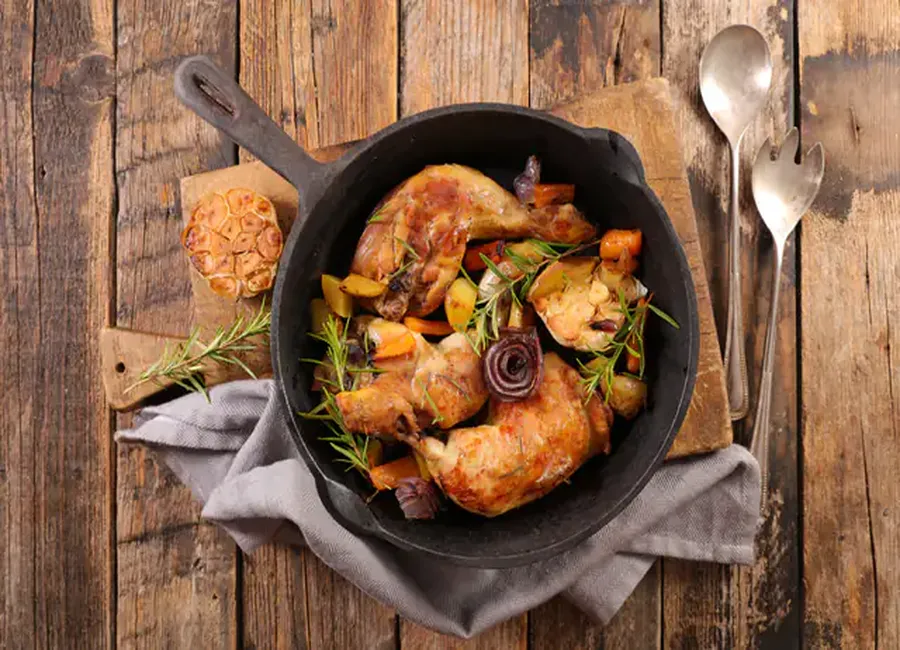 Mijoté de poulet aux légumes au cookeo