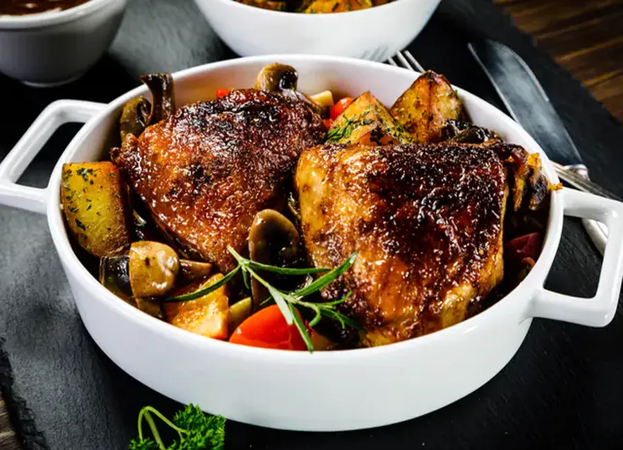 Mijoté de poulet aux légumes au monsieur cuisine