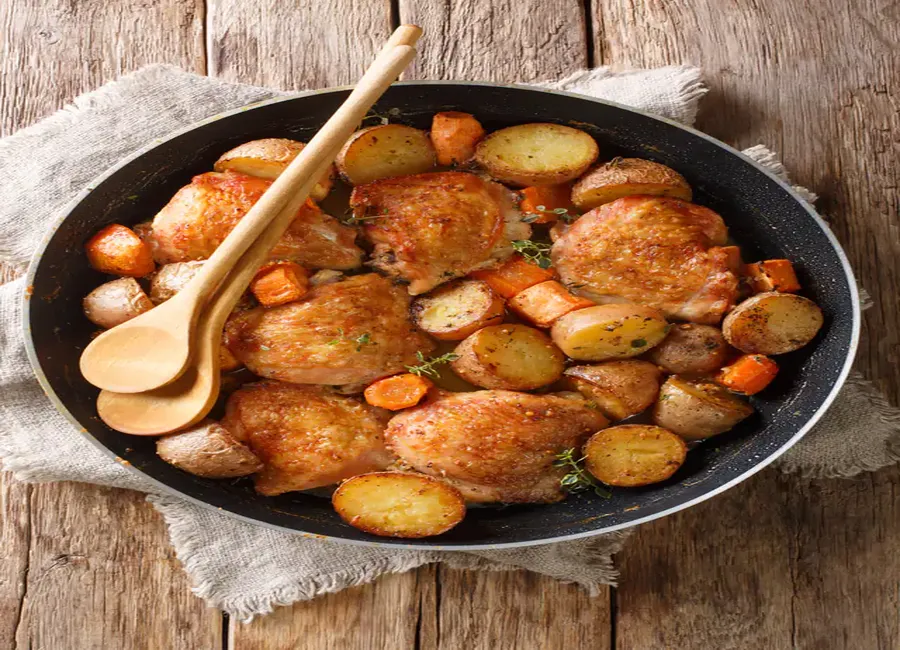 Mijoté de poulet aux légumes au thermomix