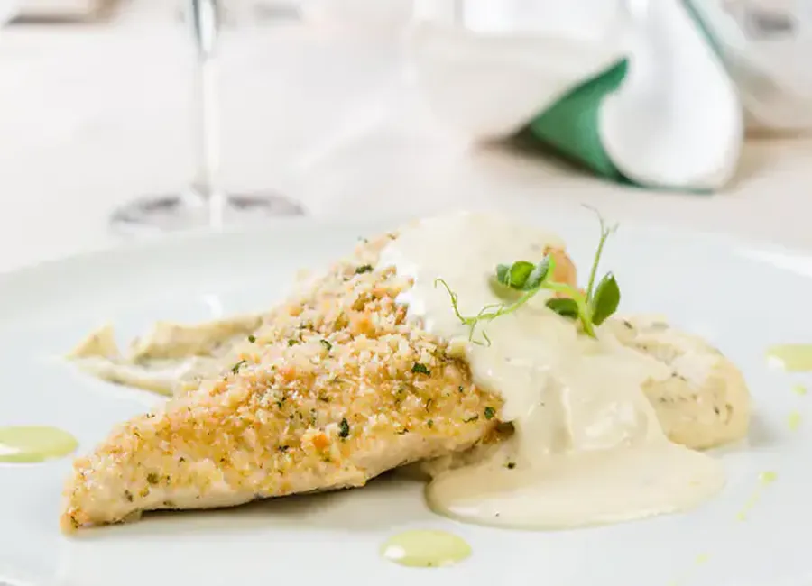 Filets de lieu à la crème au cidre au cooking chef