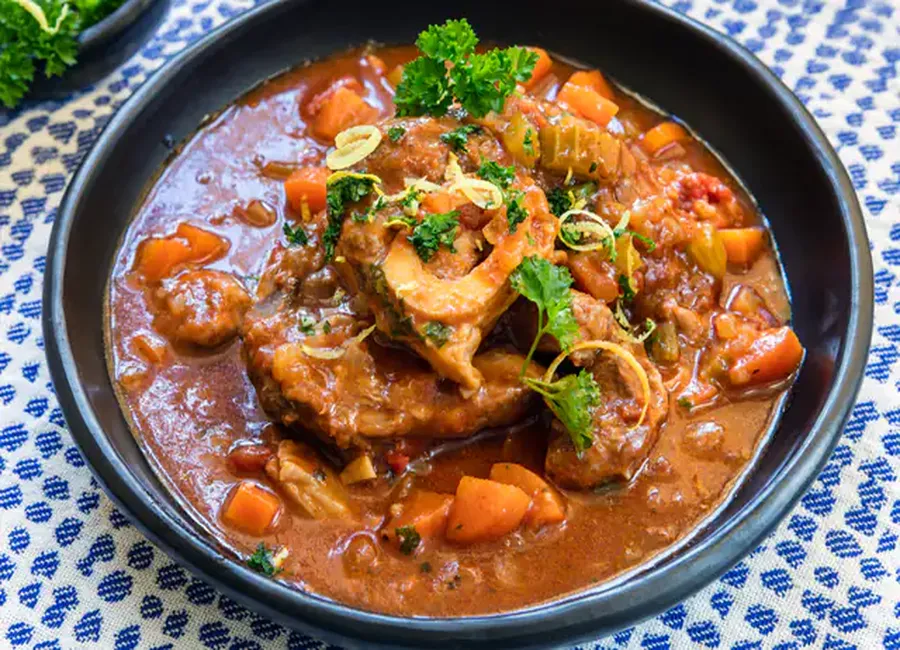 Osso bucco de veau au cooking chef
