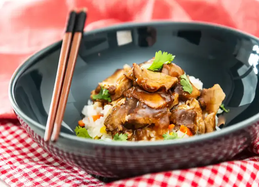 Porc caramel au monsieur cuisine