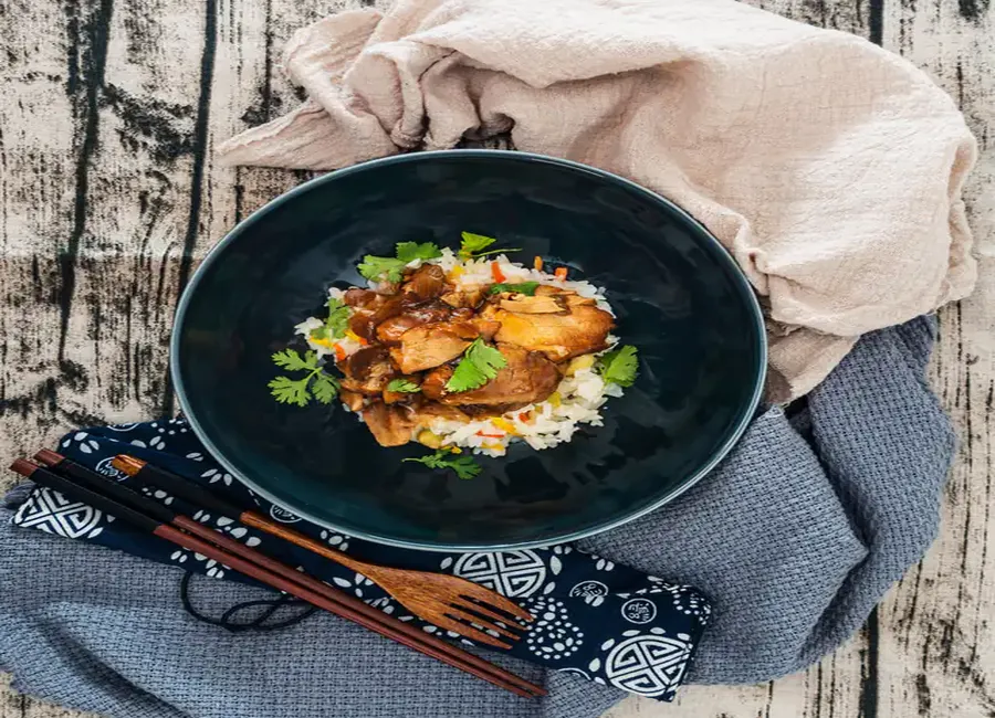 Porc caramel au thermomix