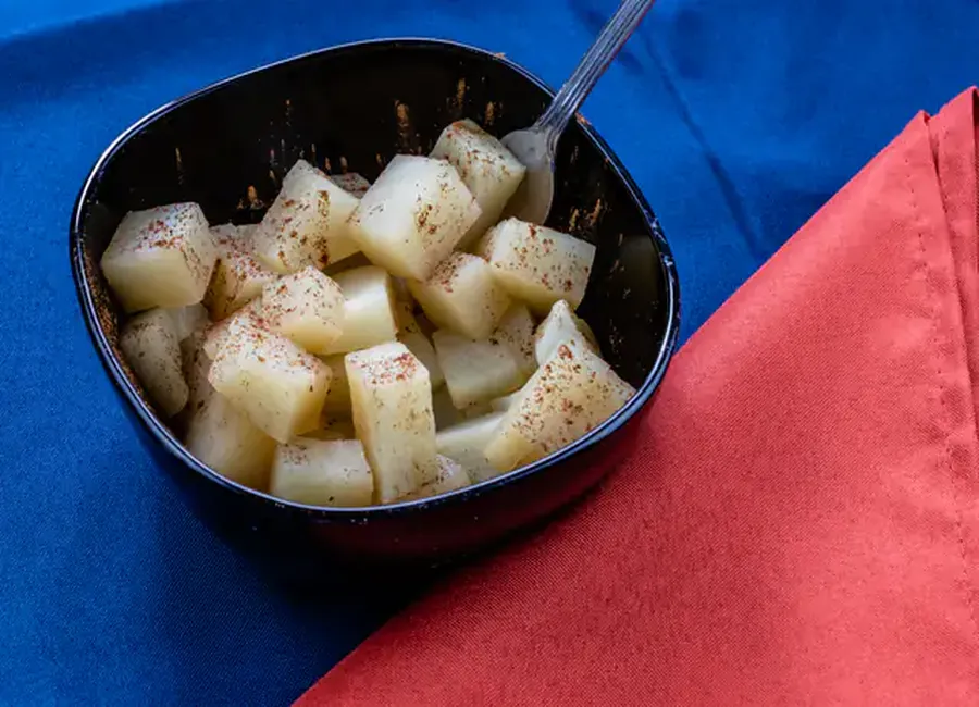 Navets compotés à la cannelle au companion