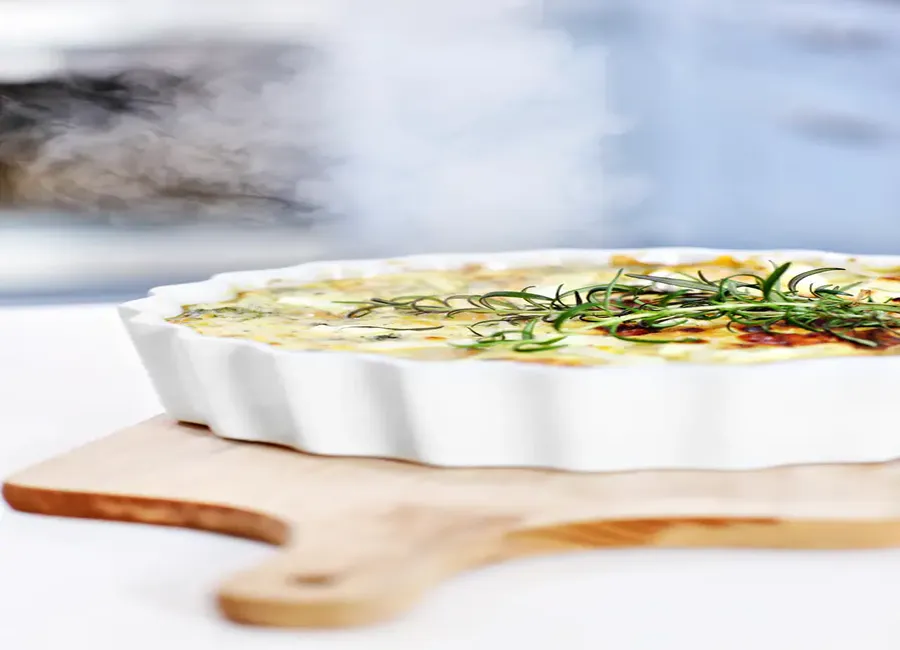 Quiche sans pâte au cookeo