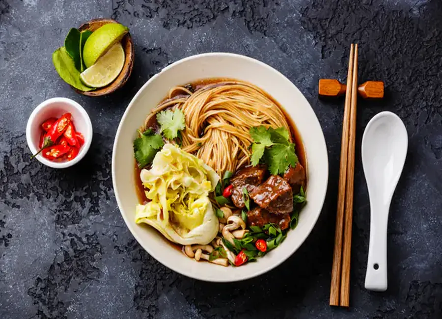 Ramen au boeuf au cookeo