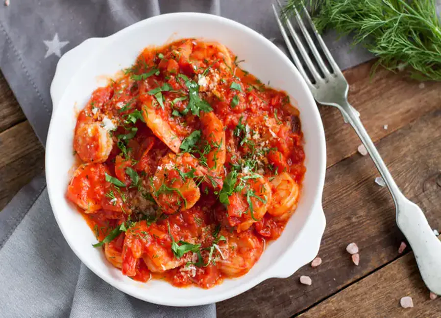 Gambas à l'armoricaine au cookeo